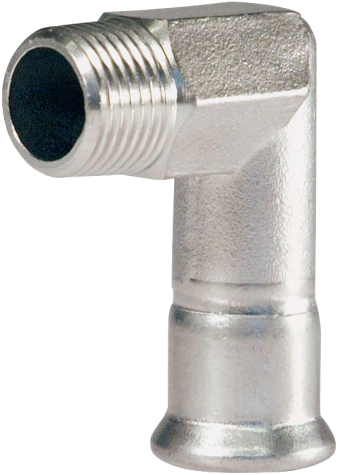 Bonfix Press knie 90° - buitendraad x press - 1/2 x 15 mm''