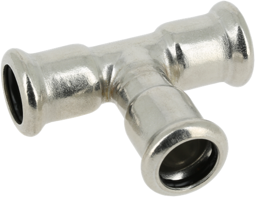 Bonfix Press T-stuk RVS - 3 x press