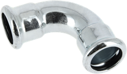 Bonfix Press bocht 90º staalverzinkt - 2 x press