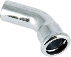 Bonfix Press insteekbocht 45º staalverzinkt