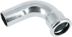 Bonfix Press insteekbocht 90º staalverzinkt - insteek x press