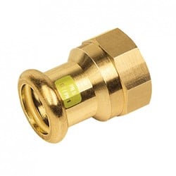 Bonfix Press GAS schroefbus roodkoper - binnendraad x press