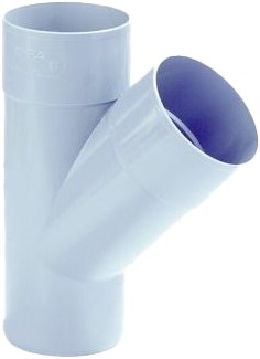 DYKA HWA T-stuk 45º PVC - 2 x mof/spie