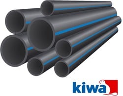Tyleenslang SDR11 PE 100 KIWA Gekeurd blauw 16 bar - 20 x 2.0 mm - 100 meter