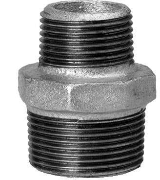 Verloopnippel type 245 gegalvaniseerd