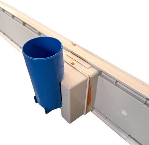 ABS Douchegoot met RVS rooster - 900 x 100 x 84 mm -2