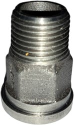 GF inlegdeel vlakdichtend type 371 zwart - 1/2''