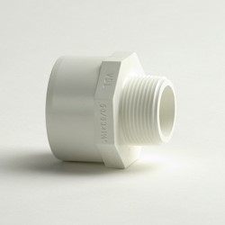 VDL PVC PVC Draadeind - WIT - buitendraad - 16 bar