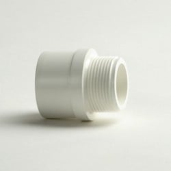 VDL PVC PVC Draadeind - buitendraad - WIT